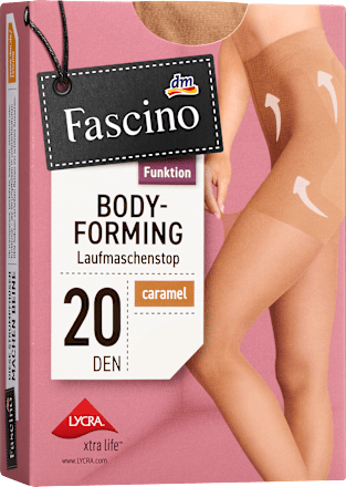 Strumpfhose Body-Forming caramel Gr. 38/40 Fascino