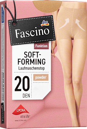 Strumpfhose mit Laufmaschen-Stop powder Gr. 42/44, 20 DEN Fascino