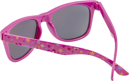 Detské slnečné okuliare - ružové s farebným motívom SUNDANCE