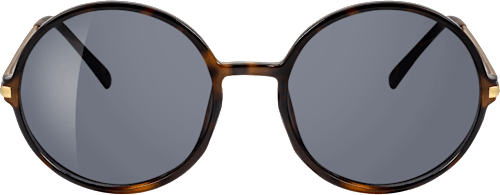 Sonnenbrille Erwachsene goldenes Gestell, runde Gläser SUNDANCE
