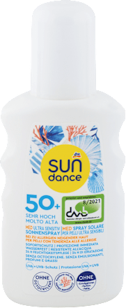 Spray solare MED ultra sensitive SPF50+ sundance