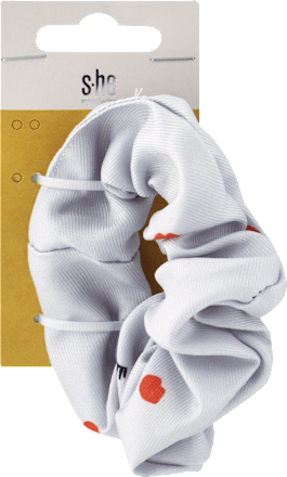Gumička do vlasov Scrunch s potlačou s-he stylecollection