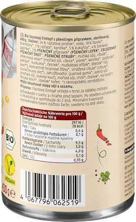 Varivo od graha Chili sin Carne dmBio