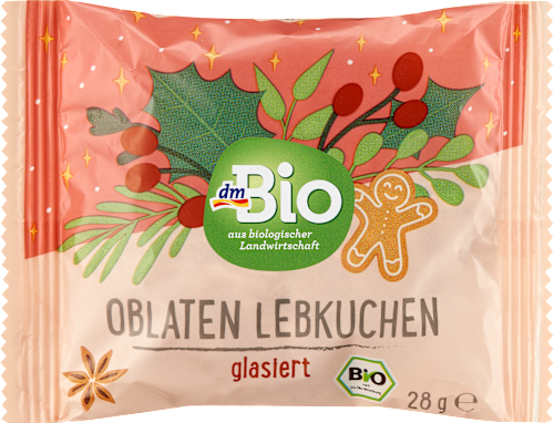 Lebkuchen Oblaten glasiert dmBio