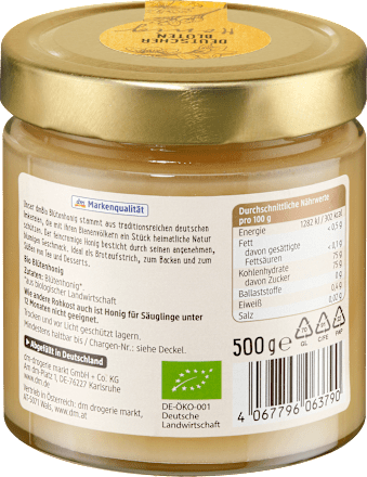 Blütenhonig aus Deutschland dmBio