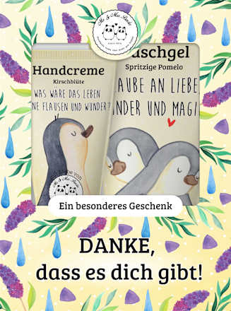 Geschenkset Danke, dass es dich gibt Mr. & Mrs. Panda