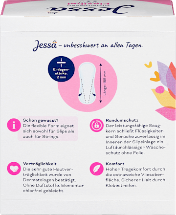 Tisztasági betét, flexibilis, normál Jessa