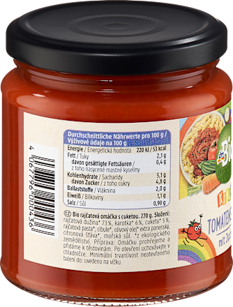 Kinder Tomatensauce mit Zucchini dmBio
