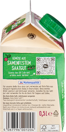 Šťava z červenej repy  dmBio