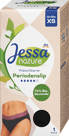 Periodenunterwäsche nature waschbarer Periodenslip Gr. XS Jessa