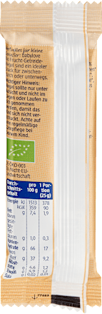 Fruchtriegel mit Getreide, Apfel, Banane und Mango ab 1 Jahr babylove