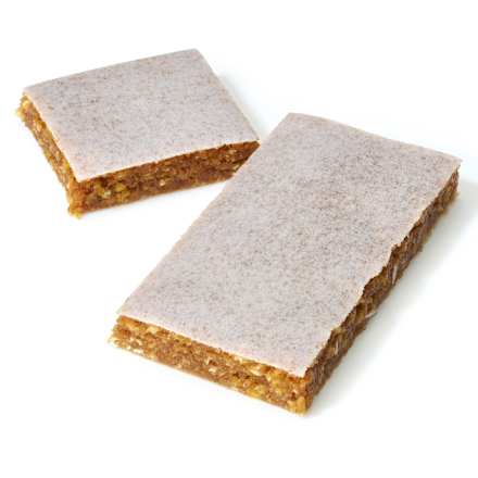 Bio sadno-žitna rezina z jabolki, bananami in ovsenimi kosmiči babylove