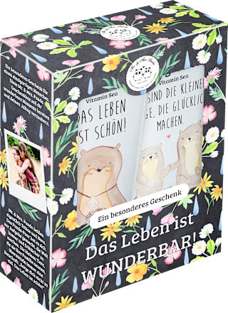 Geschenkset "Das Leben ist Wunderbar" 2tlg Mr. & Mrs. Panda