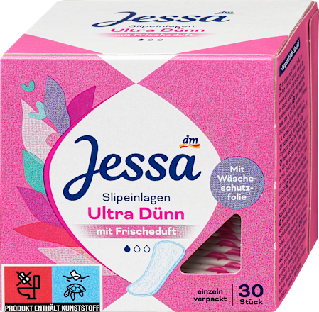 slipové vložky ultra tenké s vůní Jessa