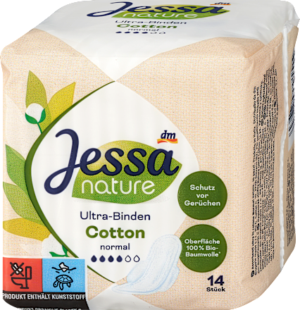 Hygienické vložky nature Ultra Cotton normal Jessa