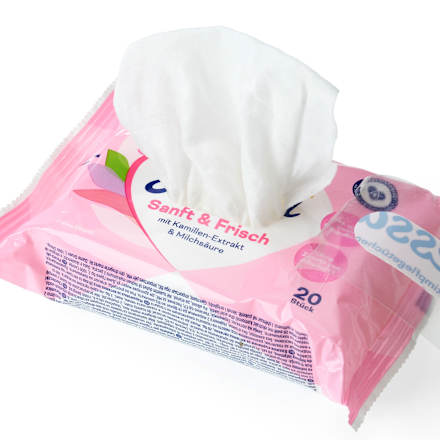 Vlhčené utierky na intímnu hygienu Sanft & Frisch Jessa