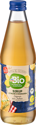 Sirup Zitrone & Rosmarin dmBio