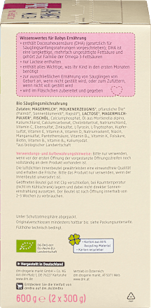 Bio začetno mleko za dojenčke PRE, od rojstva dalje dmBio