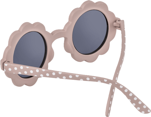 Detské slnečné okuliare - hnedé kvetinkové  SUNDANCE