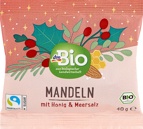 Mandle s medom a morskou soľou dmBio