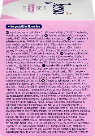 Tampoane mini cu aplicator Jessa