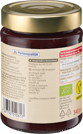Fruchtaufstrich Himbeere dmBio