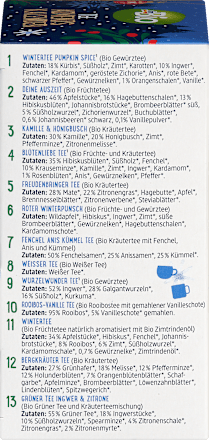 Adventskalender Tee dmBio