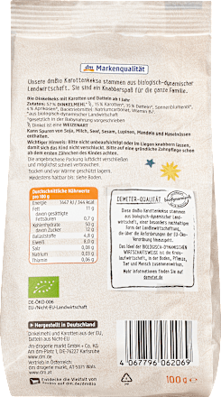 Karottenkekse mit Dinkel dmBio