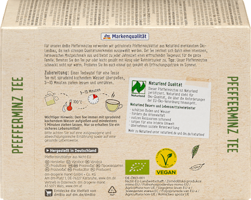 Čaj od mente, 50 vrećica dmBio