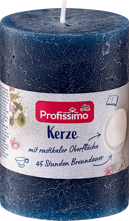 Kerze rustik 100/68 dark navy Profissimo