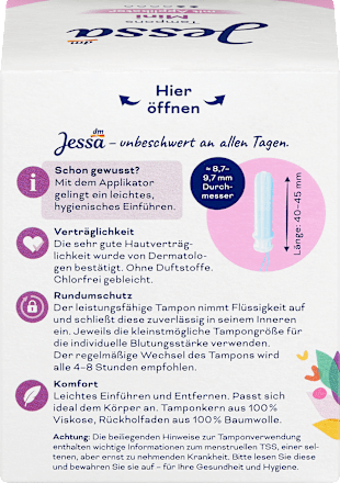 Tampoane mini cu aplicator Jessa