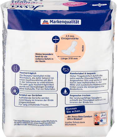 Absorbante ultra comfort night Jessa