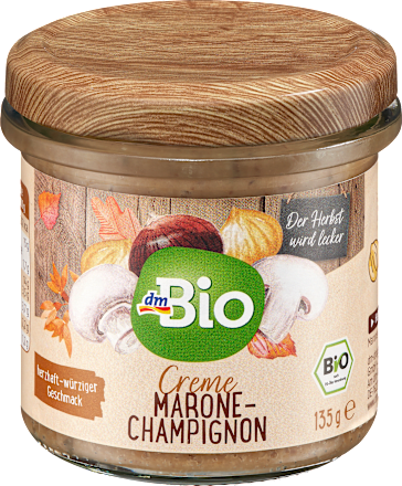 Brotaufstrich Streichcreme Maronen-Champignon dmBio