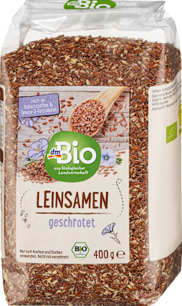 Saaten Leinsamen geschrotet dmBio