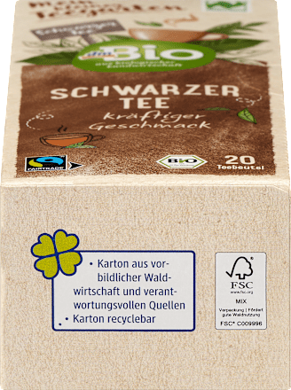 Schwarzer Tee (20 Beutel) dmBio