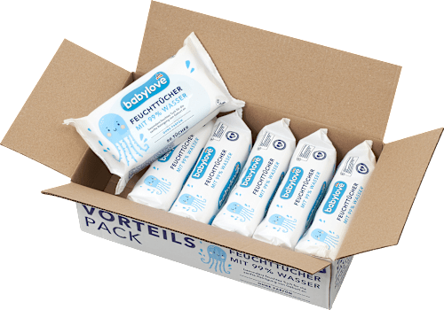 Мокри кърпички с 99% вода (6x80 St) babylove