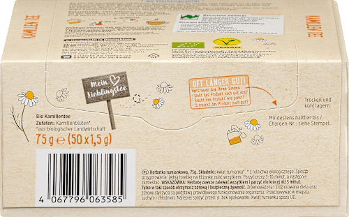 Kräutertee Kamille (50x1,5g) dmBio