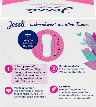 Salvaslip ripiegati Ultra Sottili Fresca fragranza Jessa