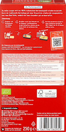 Makaron lasagne dmBio