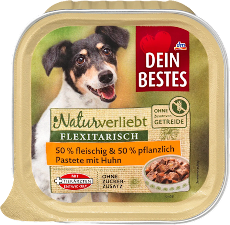 Cibo umido per cani con pollo e verdure Naturverliebt DEIN BESTES