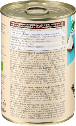 Latte di cocco biologico dmBio