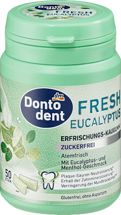 Kaugummi, Fresh Eucalyptus, zuckerfrei Dontodent