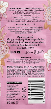 Tratament împotriva ruperii părului Langhaarmädchen