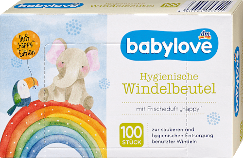 Windelbeutel mit Frischeduft  babylove