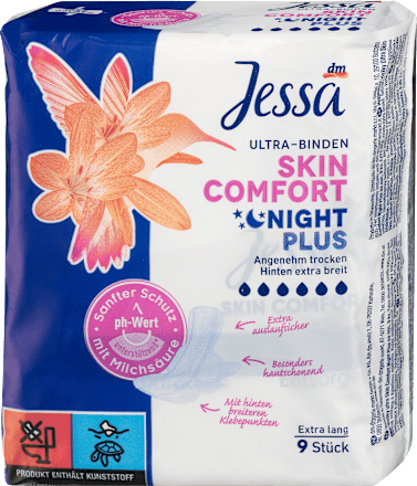 Absorbante ultra comfort night Jessa