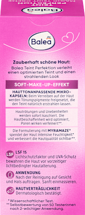 Crema giorno con effetto make-up, SPF15 Balea