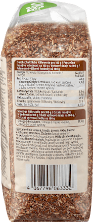 Био кафяво ленено семе, смляно dmBio