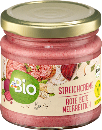 Brotaufstrich rote Bete Meerrettich dmBio