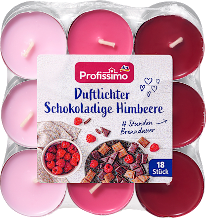 Čajové sviečky čokoláda-malina Profissimo
