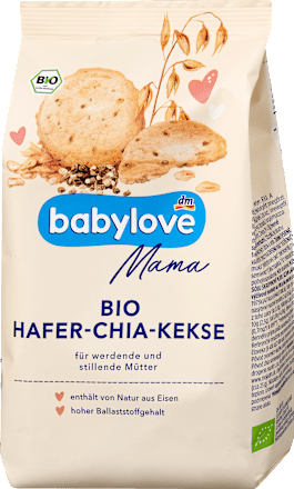 Ciasteczka owsiane z nasionami chia     babylove Mama